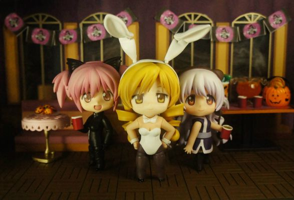 粘土人 #379 剧场版 魔法少女小圆 叛逆的物语 夏洛特&巴麻美 制服版
