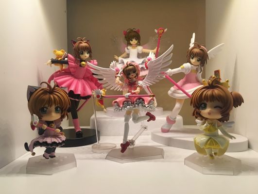 粘土人搭配 魔卡少女樱 木之本樱 黑猫女仆