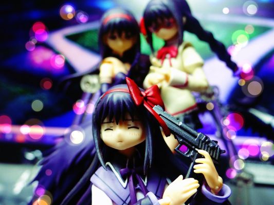 figma #EX-9 魔法少女小圆 晓美焰 制服ver.
