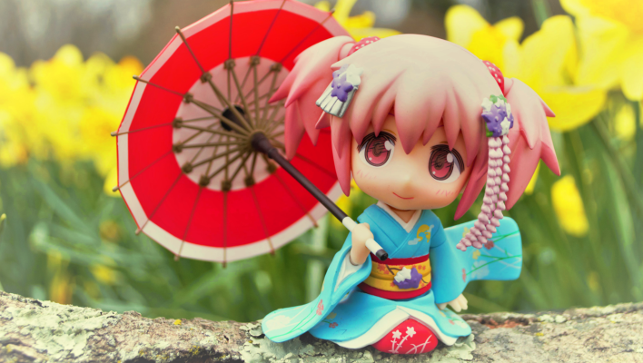 粘土人 #332 魔法少女小圆 鹿目圆香 舞妓Ver.