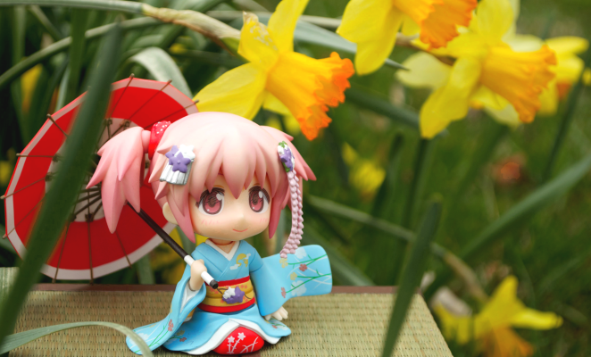 粘土人 #332 魔法少女小圆 鹿目圆香 舞妓Ver.