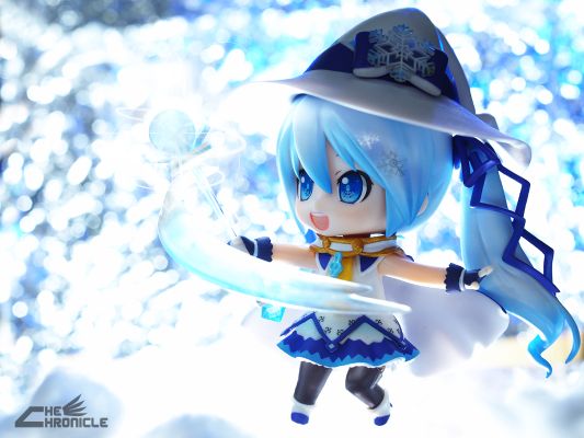 粘土人 #380 初音未来 & 兔子・雪根 雪版本2014