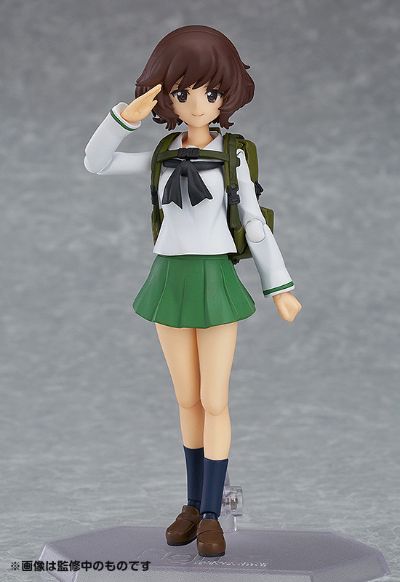 figma #344 少女与战车 剧场版 秋山优花里 制服ver. 