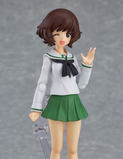 figma #344 少女与战车 剧场版 秋山优花里 制服ver. 