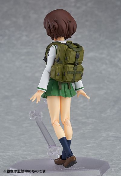 figma #344 少女与战车 剧场版 秋山优花里 制服ver. 