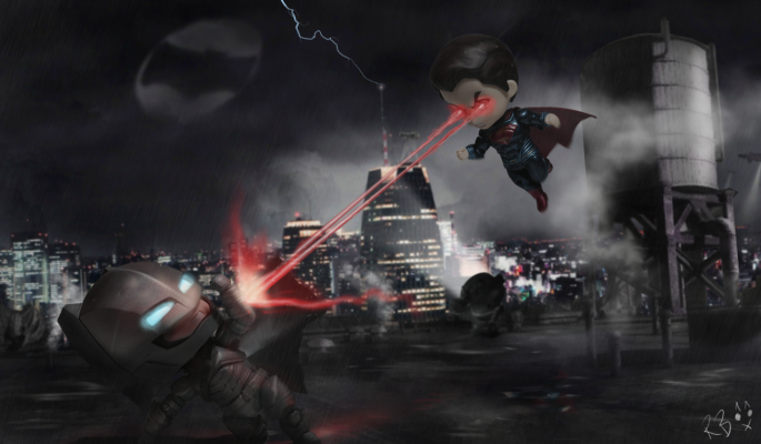 粘土人 #643 蝙蝠侠大战超人：正义黎明  超人