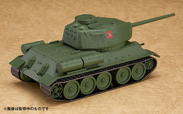 粘土人More 少女与战车 T-34/85