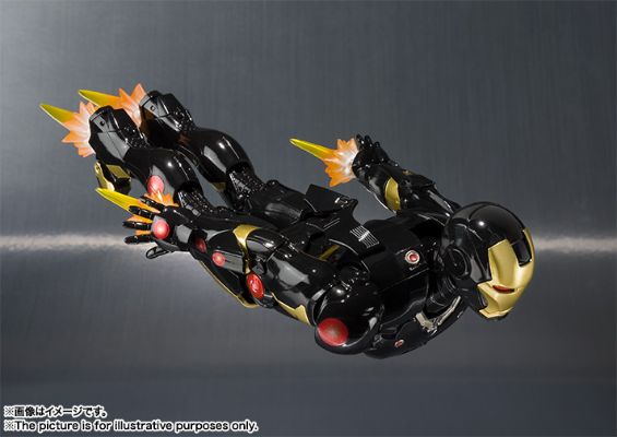 S.H.F MARVEL AGE OF HEROES EXHIBITION 黑金钢铁侠