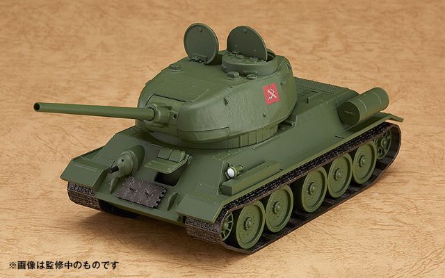 粘土人More 少女与战车 T-34/85