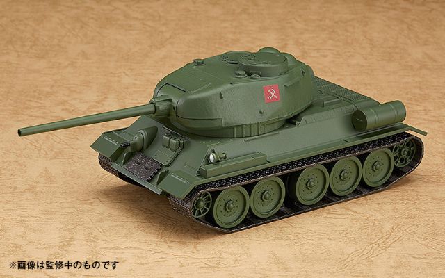 粘土人More 少女与战车 T-34/85