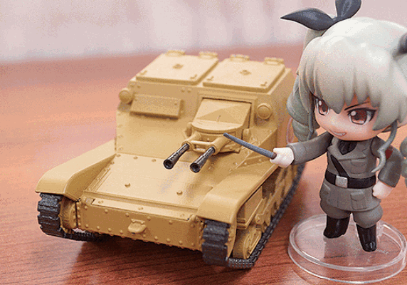少女与战车动态图图片