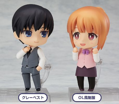 黏土人もあ OL风制服 