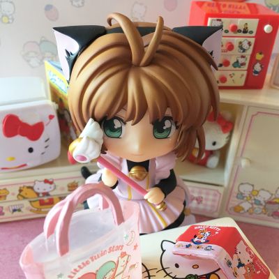 粘土人搭配 魔卡少女樱 木之本樱 黑猫女仆