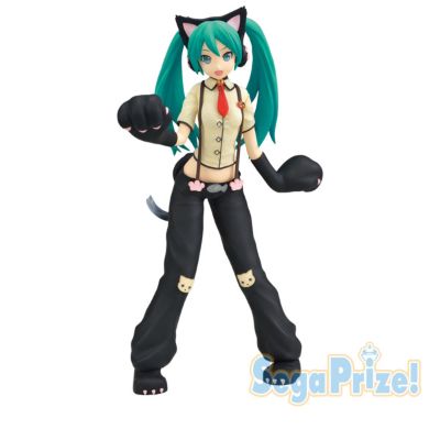 初音未来 歌姬计划街机版 未来之声 超级奖品人偶 “初音未来-小猫咪”