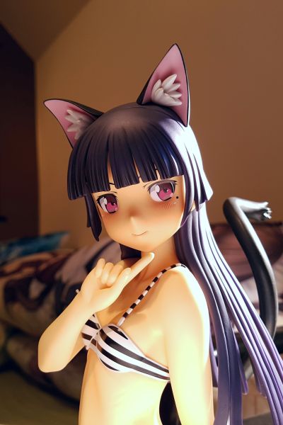 我的妹妹不可能这么可爱 五更瑠璃 条纹泳衣猫耳