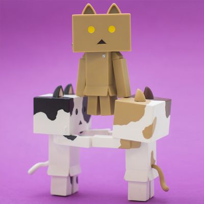 ニャンボー figure collection2 よつばと! 阿楞 Bicolor(cow) 