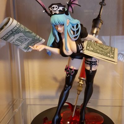 CAPCOM FIGURE BUILDER Creator's Model 吸血鬼 莫莉卡・安斯兰特 黑护士ver. 