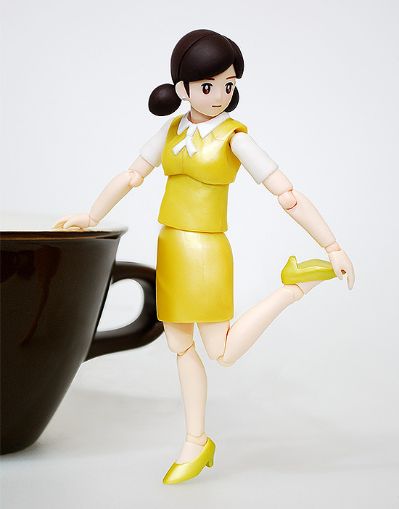 figma #SP-91f 杯子上的缘子小姐 フチ子 Gold 