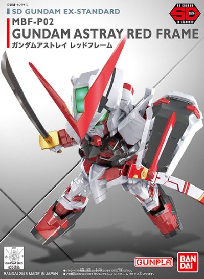 SD高达 EXスタンダード 高达アストレイRedフレーム（再贩）[Bandai]《０３月予约》