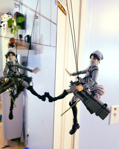 figma #EX-20 进击的巨人 利威尔 扫除ver.