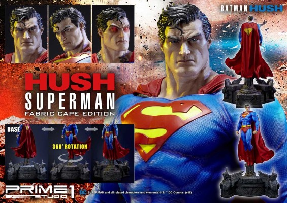 MuseumMasterLine系列 MMDCBH-2F 蝙蝠侠: ハッシュ スーパーマン Fabric Cape Edition 