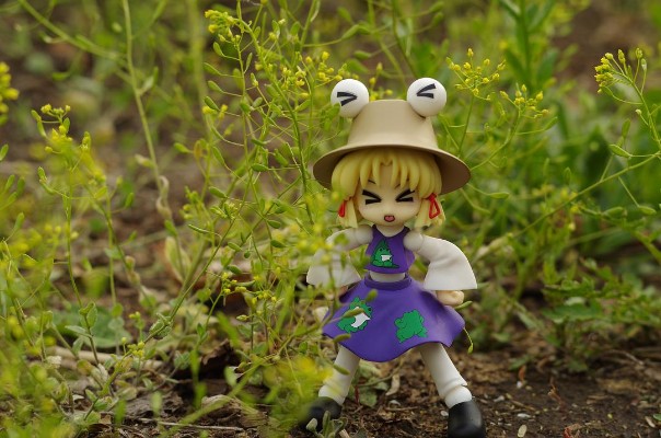 まめしき 东方Project 洩矢诹访子 可动手办