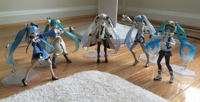 figma#EX-45 VOCALOID 丹顶鹤 雪初音 巫女ver.