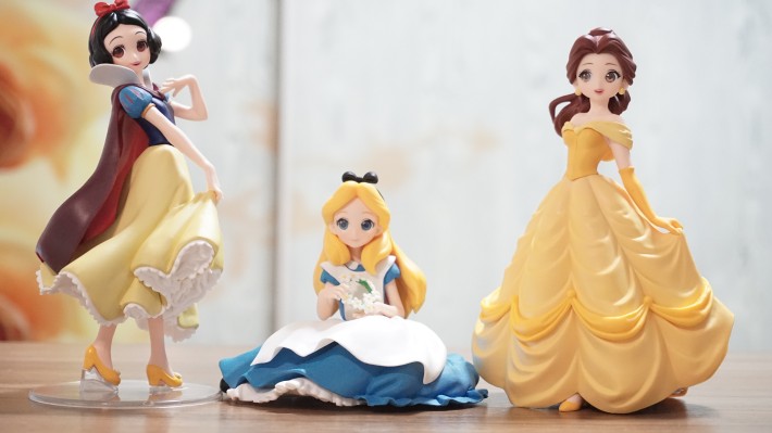 Disney Characters Crystalux 美女と野獣 ベル 