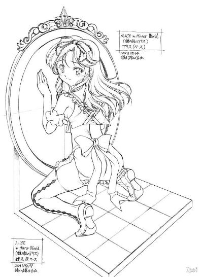 童话手办 Vol.03 爱丽丝 镜中世界 黑礼服ver.