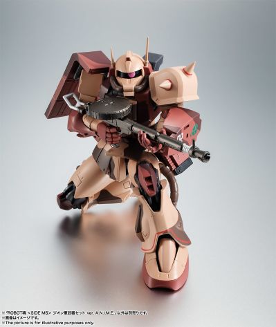 ROBOT魂＜SIDE MS＞ 机动战士高达 起源 MSD MS-06D 沙漠型扎古 狞猫队所属机 ver. A.N.I.M.E.