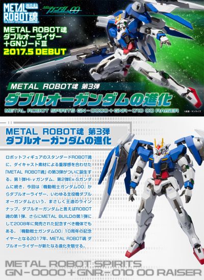 METAL ROBOT魂 机动战士高达00 GN-0000+GNR-010 00强化模组＋GN剑III
