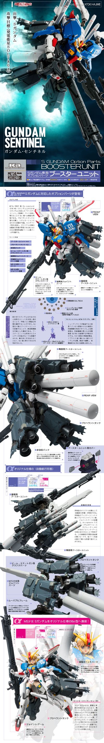 METAL ROBOT魂（Ka signature）＜SIDE MS＞ 高达前哨战 MSA-0011[Bst] S高达用推进器组件