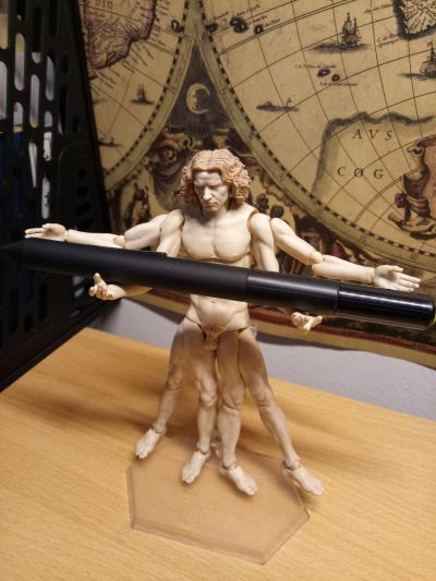figma#SP-075 桌上美术馆 维特鲁威人体图