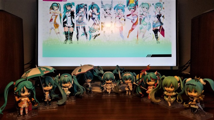 粘土人 #414 良笑赛车&VOCALOID 初音未来 赛车2014