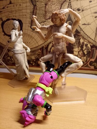 figma#SP-075 桌上美术馆 维特鲁威人体图