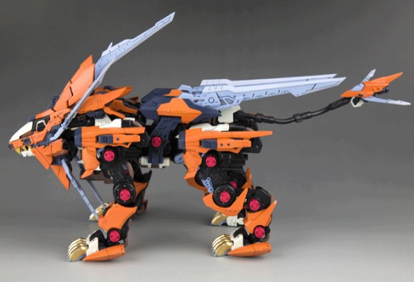 HMM ZOIDS RZ-041 剑装零式长牙狮 标识增强版