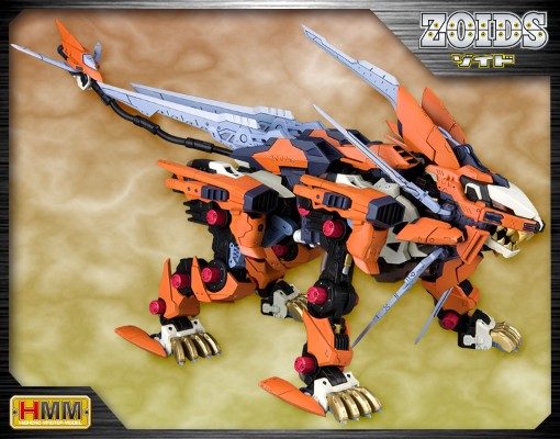 HMM ZOIDS RZ-041 剑装零式长牙狮 标识增强版