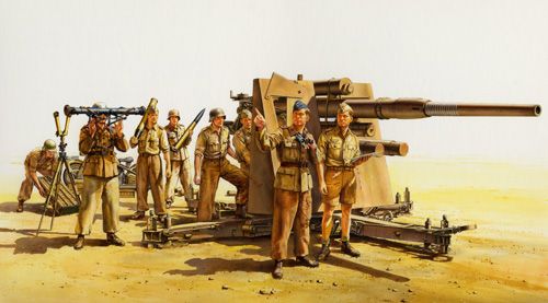 35283 1/35 德国 88mm高射炮 Flak36型 北非前线