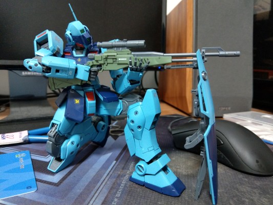 MG 	机动战士高达0080 口袋里的战争 1/100 RGMｰ79SP 狙击型吉姆II