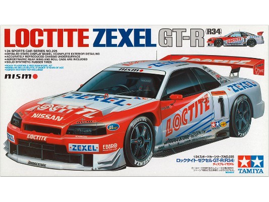 24225 1/24 日产 GT-R (R34) LOCTITE ZEXEL