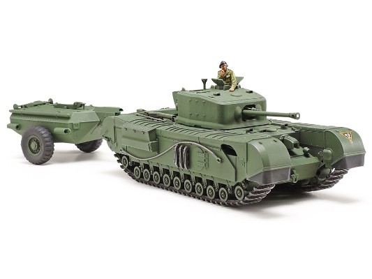 32594 1/48 英国 丘吉尔重型坦克Mk.VII 鳄鱼