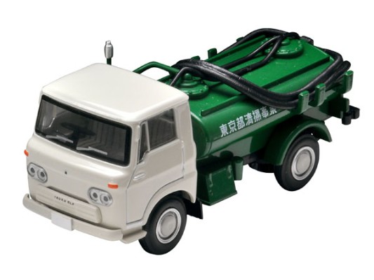 Tomica Limited Vintage LV-180a Elf Vacuum Tanker (White/Green)