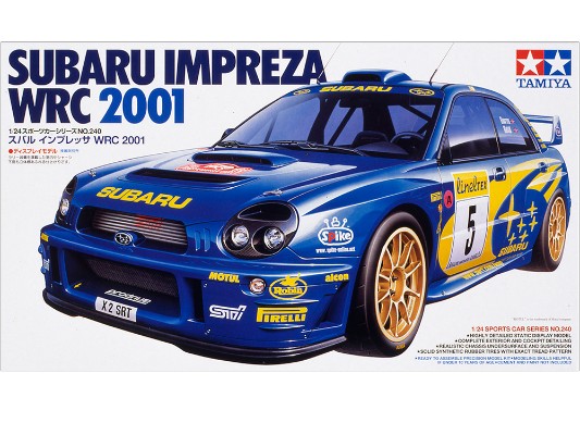 24240 1/24 斯巴鲁 翼豹 WRC 2001