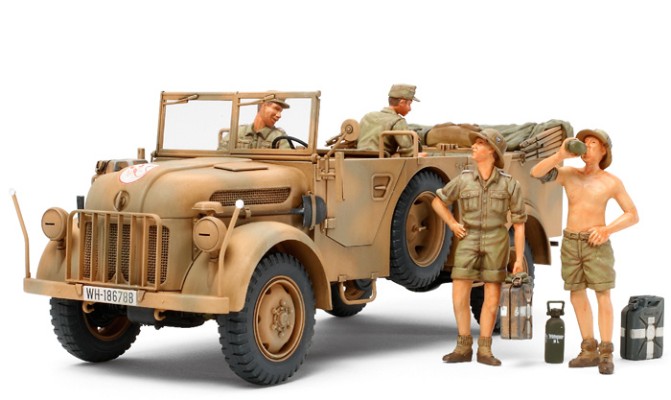 35305 1/35 德国 大型军用车 斯太尔 1500A/01 非洲军团休息 套装