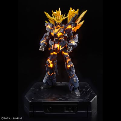 RG 1/144 高达基地专属商品 RX-0 独角兽高达二号机报丧女妖·命运女神（毁灭模式） （发光固态塑像）