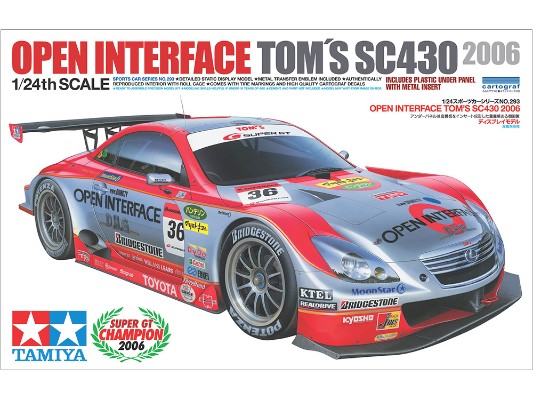24293 1/24 雷克萨斯 OPEN INTERFACE TOM'S SC430 2006