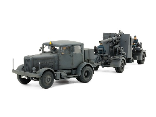 37027 1/48德国重型牵引车SS-100·88毫米炮FLAK 37防空炮