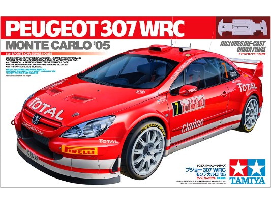 24285 1/24 标致 307 WRC 蒙特卡洛 '05
