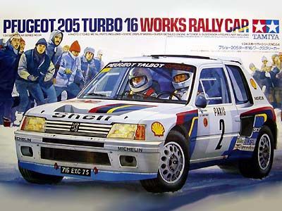 24054 1/24 标致 205 TURBO 16 拉力赛车