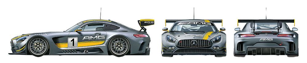 24345 1/24 梅赛德斯 奔驰 AMG GT3